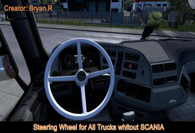 4-Spokes Steering Wheels for all Trucks v1.2 1.39