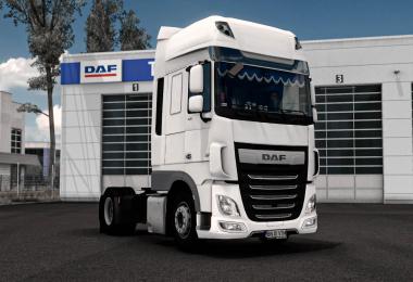 DAF XF 106 with curtains 1.38
