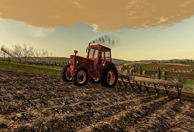 Rusty Tractor With Old Plow v1.0.0.0
