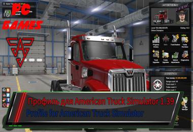 ATS Upgraded profile for the game version 1.39