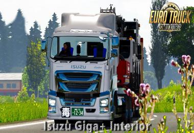 Isuzu Giga Truck + Interior 1.39.x for ETS2 v1.1