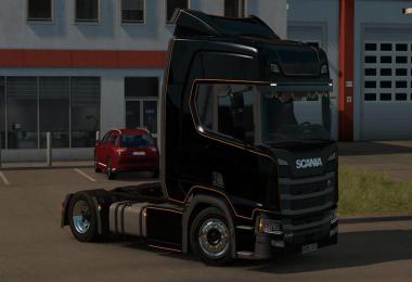 Low deck chassis addon for Scania S&R Nextgen by Sogard3 v2.0