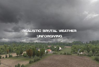 Realistic Brutal Weather Unforgiving ATS V1.0 1.38-1.39