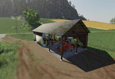 Small hangar in traditional style v1.0