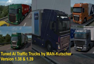 Tuned Trucks in AI Traffic v1.0 by MAN-Kutscher 1.39.x