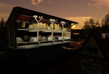 Cattle Barn With Strawstage v1.0.0.0