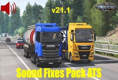 [ATS] Sound Fixes Pack v21.1 1.39.x