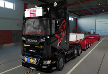 BIG LIGHTBOX SCANIA R AND S 2016 FLAG OF NORWAY 1.39