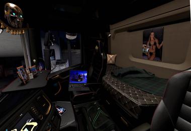 Dark Interior Scania S/R 2016 Pack v1.0