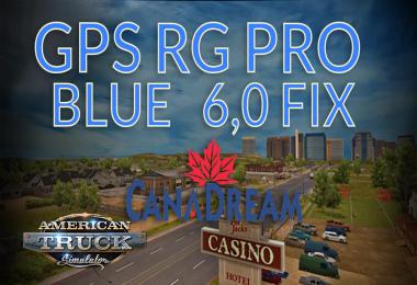 GPS RG PRO BLUE FIX CanaDream v6.0