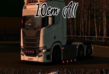 Lowered chassis for Scania PGRS (10cm) 1.39