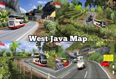 Map of West Java INDONESIA ETS2 1.39