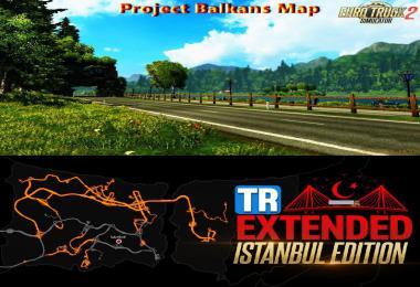 TR Map v1.1.1 - Project Balkans v5.0 Road Connection 1.39.x