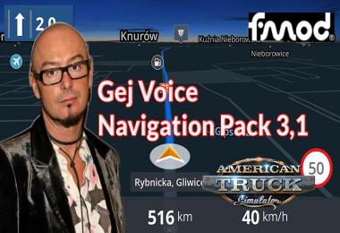 ATS Gej Voice Navigation Pack v3.1