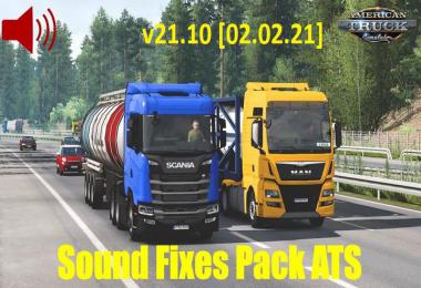 [ATS] Sound Fixes Pack v21.10 1.39.x