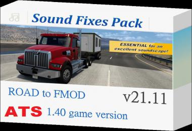 [ATS] Sound Fixes Pack v21.11 1.40.x