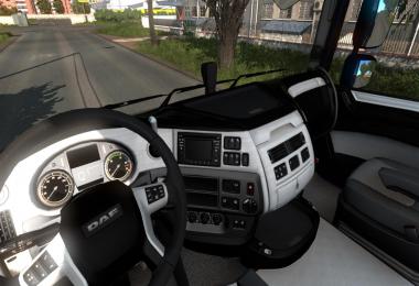 Black and White Interior for DAF XF 1.0