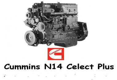 Cummins N14 Celect Plus engine pack v1.0