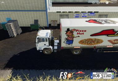 FS19 Trailer Pizza Hut By BOB51160 v1.0.0.0