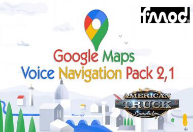 Google Maps  Voice Navigation Pack ATS v2.1