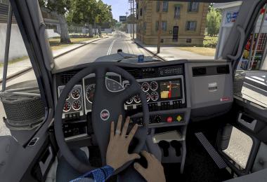 Interior Driver Mod [ANIMATED HANDS] ATS 1.40