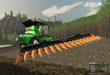 New Holland CR10.90 with cutting unit for sugar cane v1.0