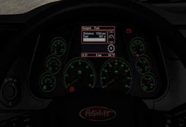 Peterbilt 579 DarkGreen Dashboard 1.39 - 1.40