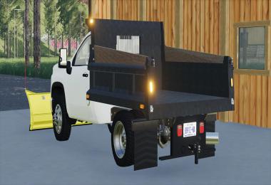 2020 Chevy 3500HD Single Cab Dump Truck v1.0