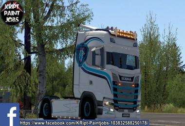 Scania S Blue Lines v1.0