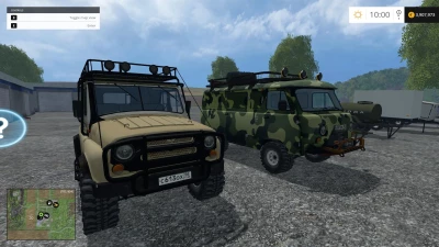 UAZ AND TRAILERS PACK V1.0