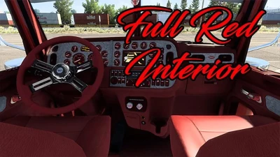 Peterbilt 389 Red Interior v1.0