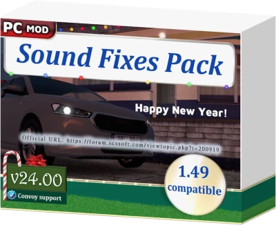 ETS2 Sound Fixes Pack v24.00