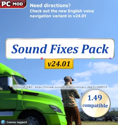 ETS2 Sound Fixes Pack v24.01