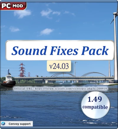 ETS2 Sound Fixes Pack v24.03