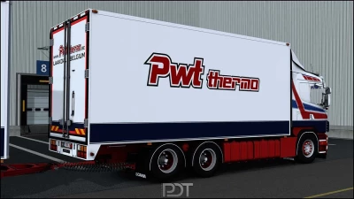 Scania 164G 580 + Trailer PWT thermo v8.0 1.49