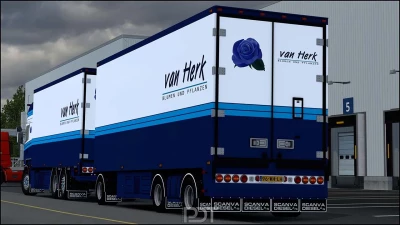 Scania R450 + trailer van Herk v13.0 1.49