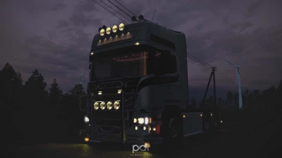 Scania R580 + Trailer Van der Heijden v3.0 1.49