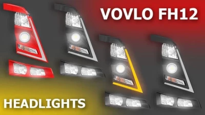 Volvo FH12 HeadLights Rework v1.0.1 1.49