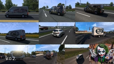 AI Traffic Vehicle Skins Pack v0.2 by Joker