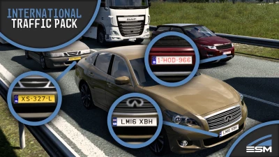 International Traffic Pack by Elitesquad Modz Add-on for AI Traffic Pack by Jazzycat v1.0