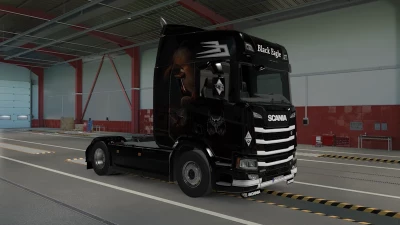 Scania R NG Black Eagle Airbrush Skin v1.0