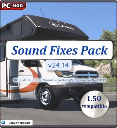 ATS Sound Fixes Pack v24.14 for ATS 1.50