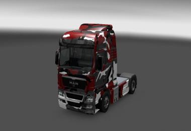  Skins Pack Otelo Camuflaje Rojo