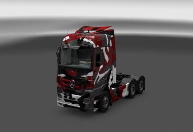  Skins Pack Otelo Camuflaje Rojo