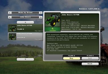 John Deere 6R Pack