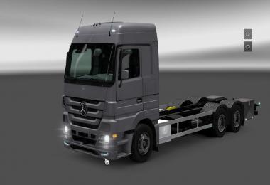 MB Actros MP III mega mod + Tandem mod + truck skin pack