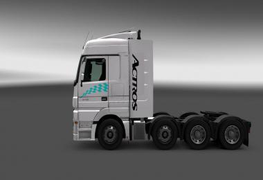 MB Actros MP III mega mod + Tandem mod + truck skin pack