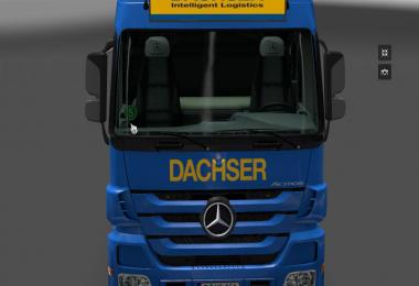 MB Actros MP III mega mod + Tandem mod + truck skin pack