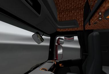 Scania Black/Orange Interior