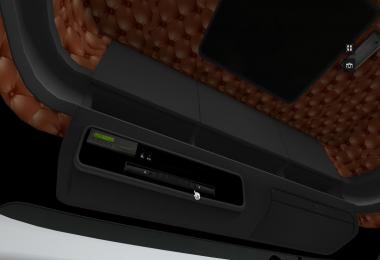 Scania Black/Orange Interior